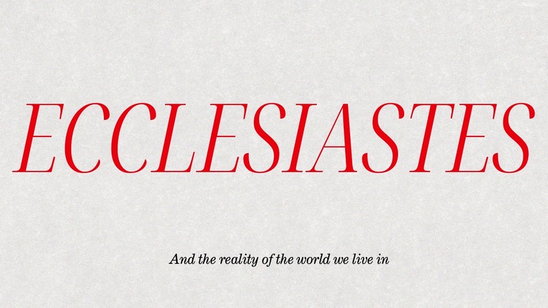 ECCLESIASTES