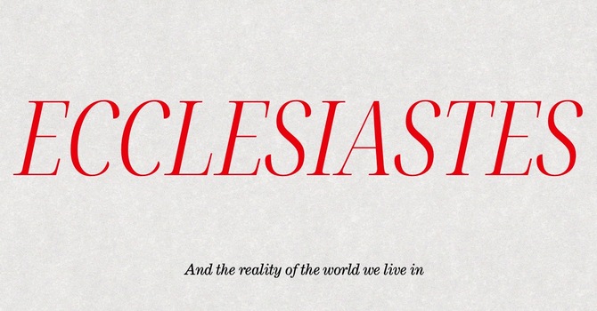 ECCLESIASTES