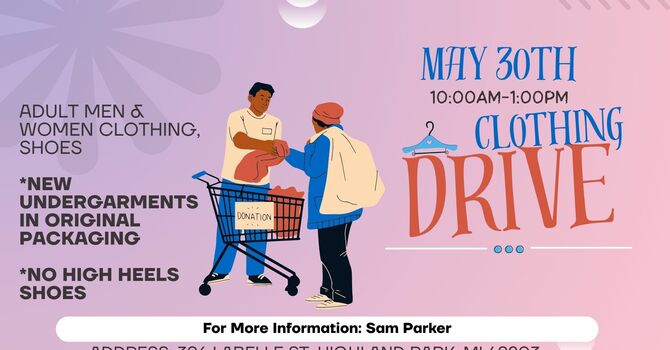 Greater St Matthew Baptist Church Clothing Drive