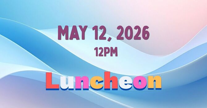 Widows Club Luncheon