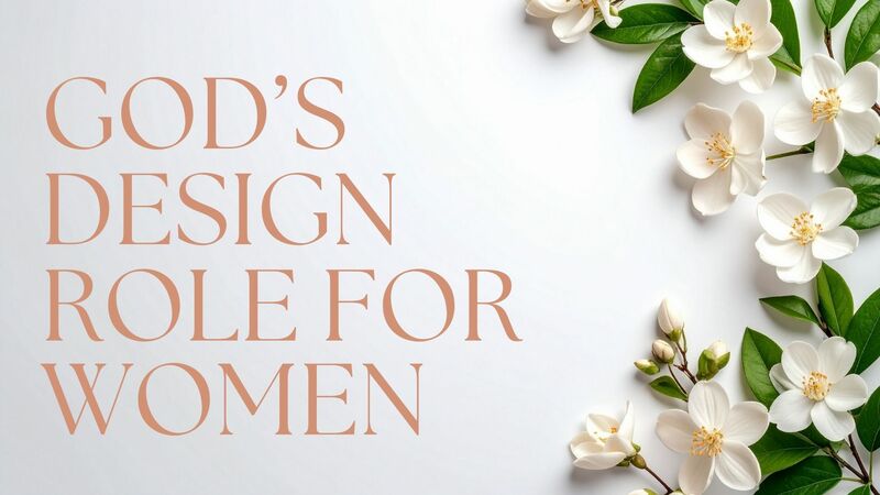 God's Design Role for Women
