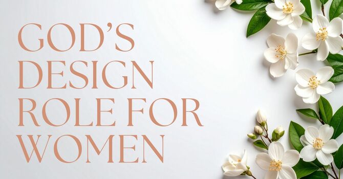 God's Design Role for Women