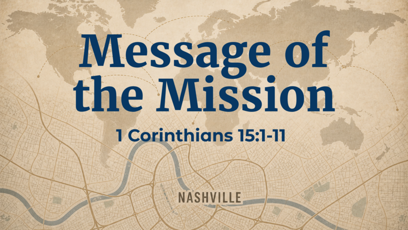 Message on Mission