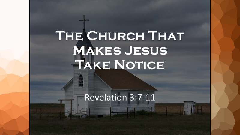 The Church That Makes Jesus Take Notice