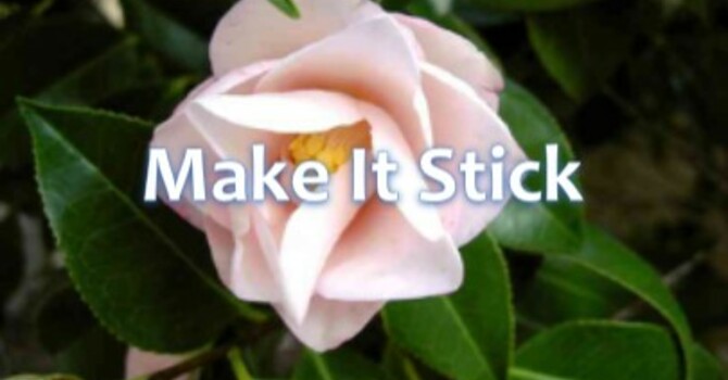 Make It Stick