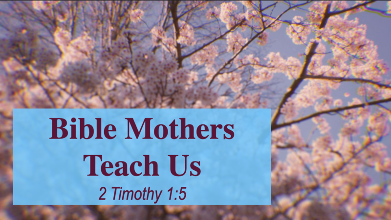 Bible Mothers Teach Us