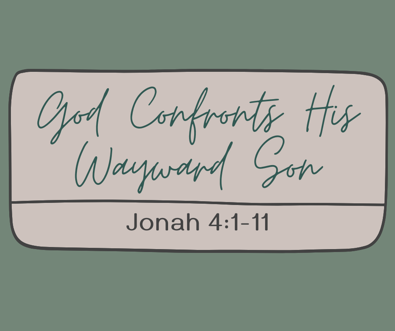First Baptist Church Kearney MO -Sermon, God Confronts His Wayward Son