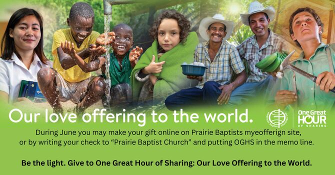 One Great Hour of Sharing 2026