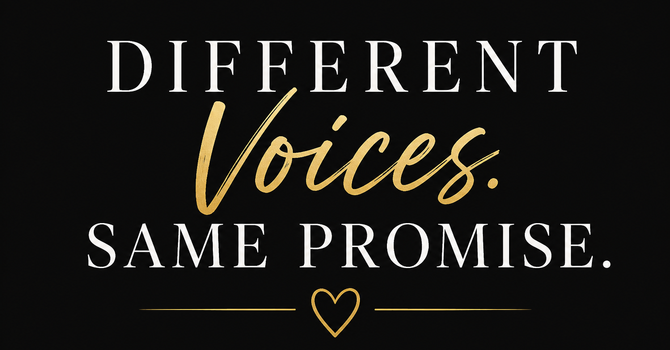 Different voice. Same promise. image