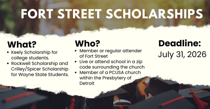 2026 Fort Street Scholarships image
