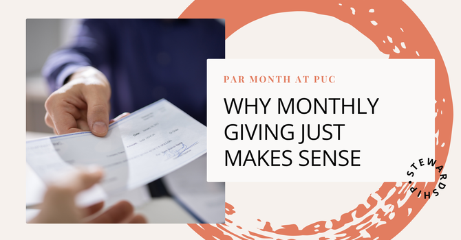 Why monthly giving just makes sense image