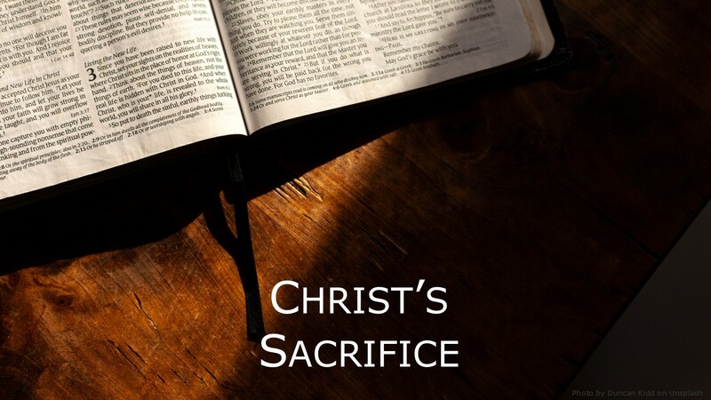 Christ's Sacrifice