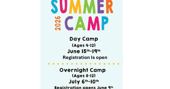 2026 BHBC Camp Dates 