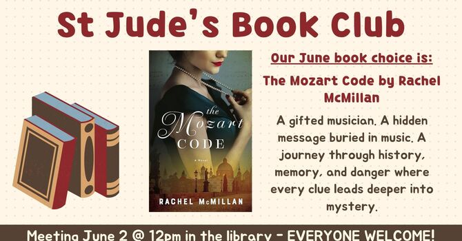 St Jude's Book Club - June Meetup