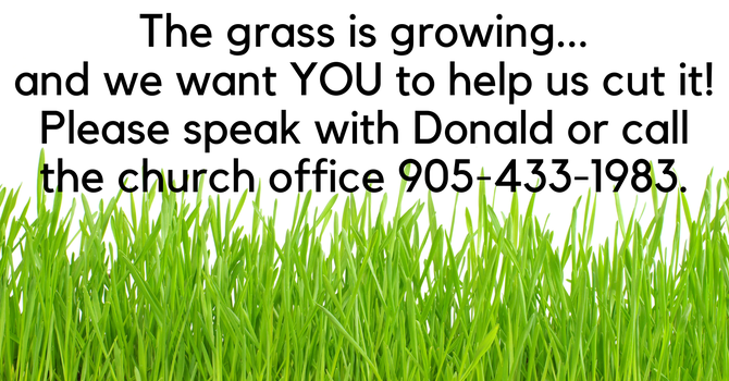 Grass Cutting Volunteers Needed