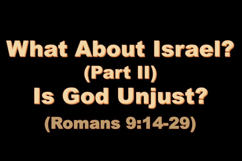 IS GOD UNJUST?