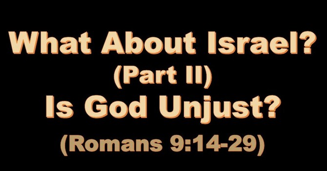 IS GOD UNJUST?