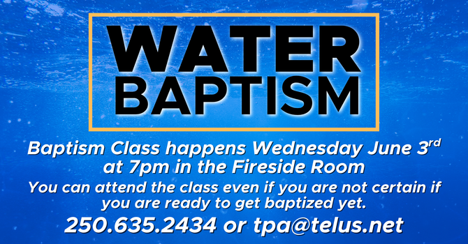 Water Baptism Class