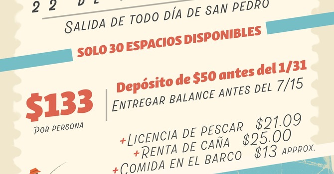 Varones: Excursión de Pesca