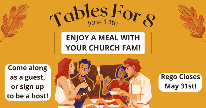 Arvo Church - Tables For 8!