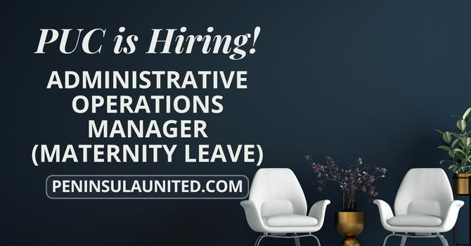 Administrative Operations Manager (Maternity Leave)
