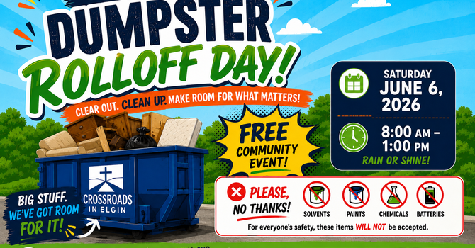 Dumpster Rolloff Community Cleanup Day