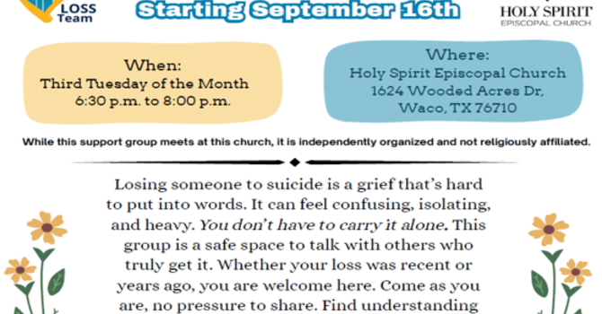 Suicide Loss Support Group