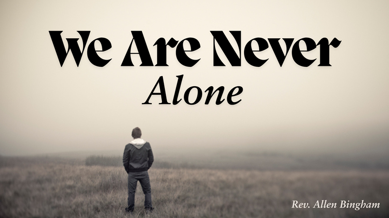 We Are Never Alone-Contemporary 