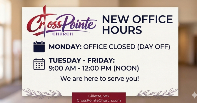 New Office Hours