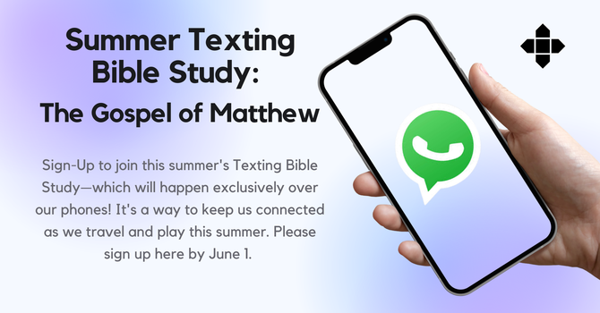 Summer Texting Bible Study