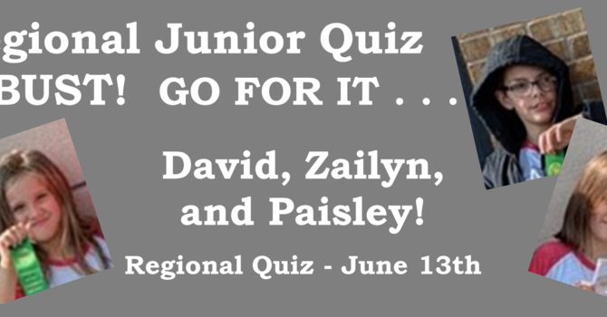 Regional Junior Quiz or Bust!! image