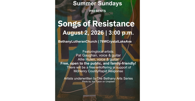 Summer Sundays:  Songs of Resistance