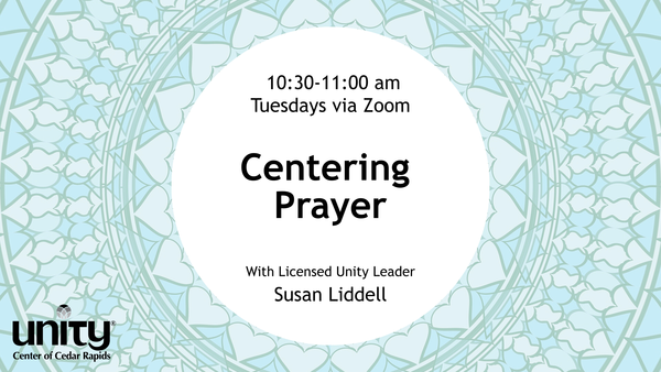 May 19 - Weekly Centering Prayer
