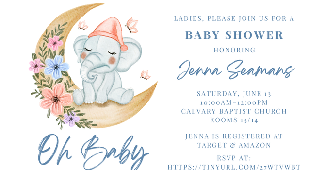 Baby Shower for Jenna Seamans