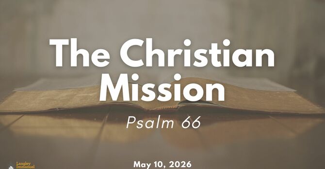 The Christian Mission