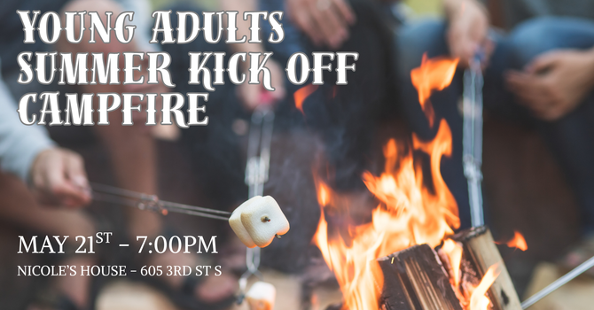 Young Adults Camp Fire Night