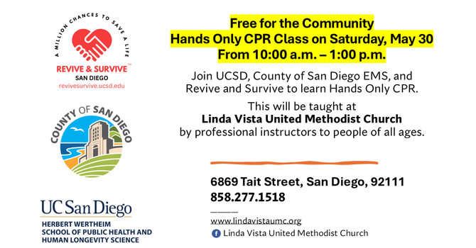 Free Community Hands Only CPR Class 