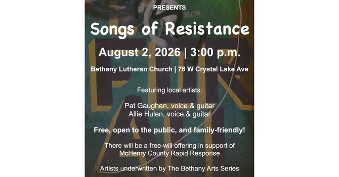 Summer Sundays:  Songs of Resistance