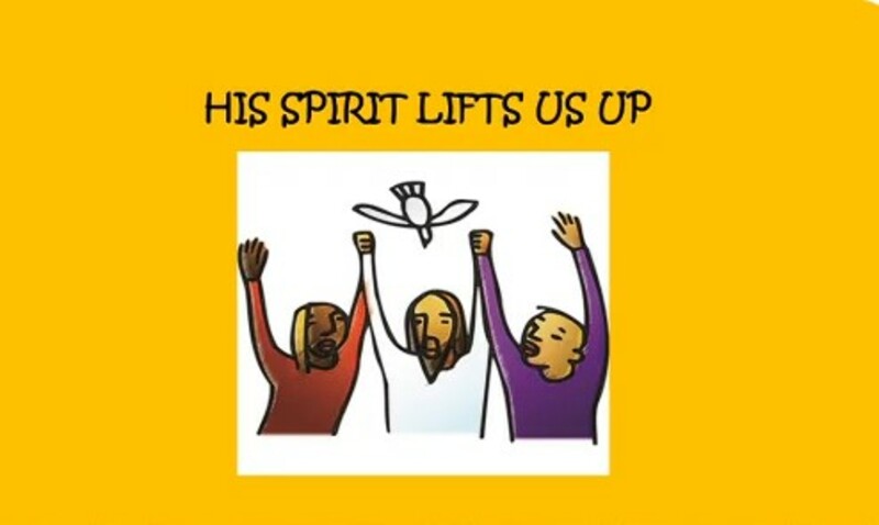 His Spirit Lifts Us Up