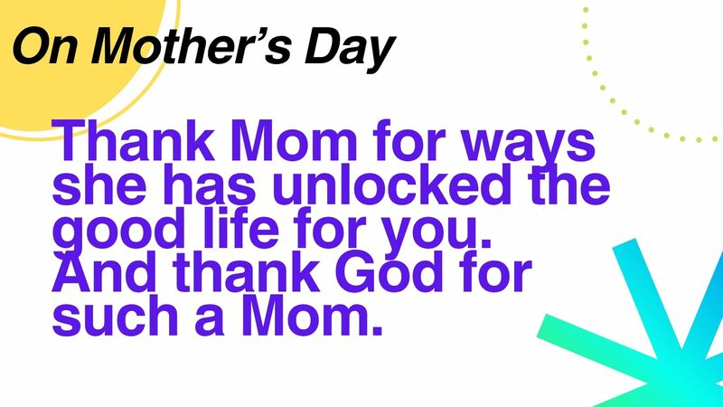 God's Game Plan for Mom's Joy