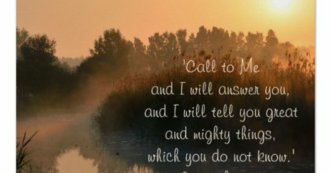 Daily Devotional Jeremiah 33:3 image
