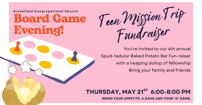 Baked Potato Bar + Game Night! 
