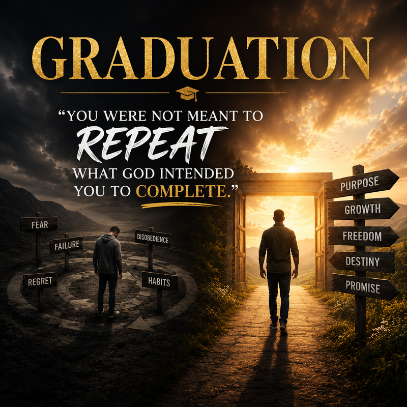 Graduation - You Were Not Meant To Repeat What God Intended You To Complete