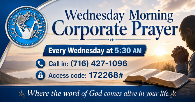Wednesday Morning Prayer