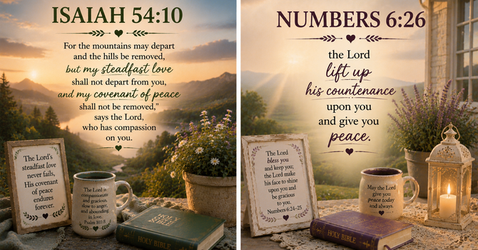 Isaiah 54:10 & Numbers 6:26 image