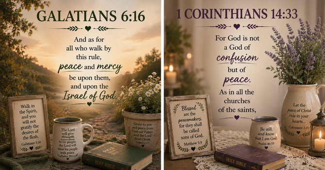 Galatians 6:16 & 1 Corinthians 14:33 image