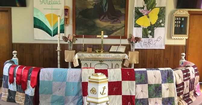7th Sunday of Easter-Our Graduates and Quilt Blessings