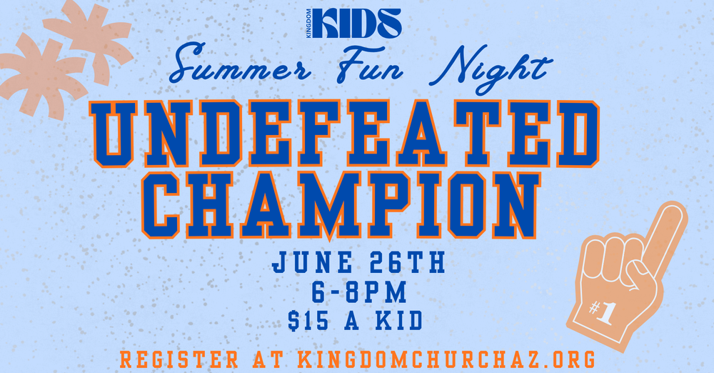 Kingdom Kids: Summer Fun Night