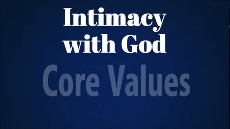 "Intimacy With God"