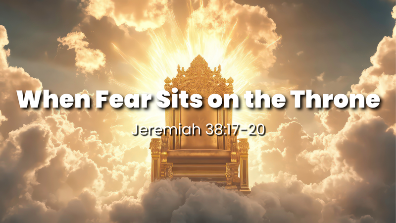  When Fear Sits on the Throne